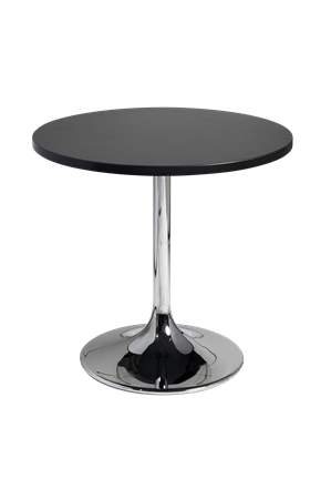 Soffbord, 60cm ø, svart